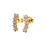 Sárga arany fülbevalók