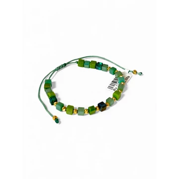 Karkötő zöld zsinór sárga arany - " Órakisérő "