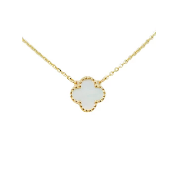 Lánc colier sárga arany - "Gyöngyház"