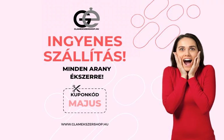  Arany ékszerek INGYENES SZÁLLÍTÁSSAL! Kuponkód. MAJUS