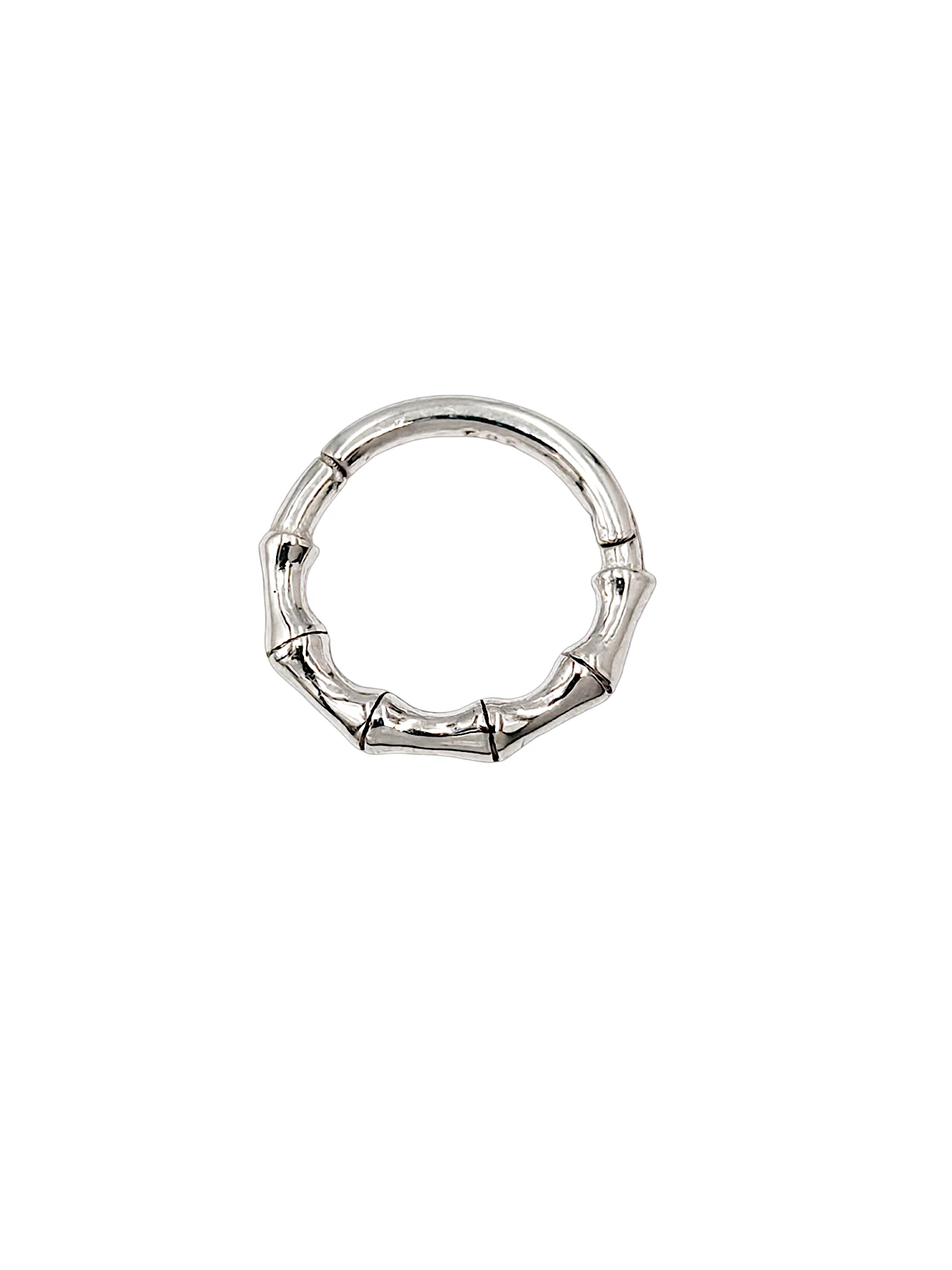 Fül piercing  - fehér arany